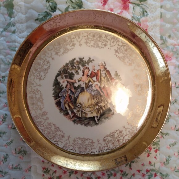 Crest-o-gold plate,  beautiful plate! - Picture 1 of 8